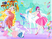 Giochi di Unicorni - Fairy and the Unicorn Dressup